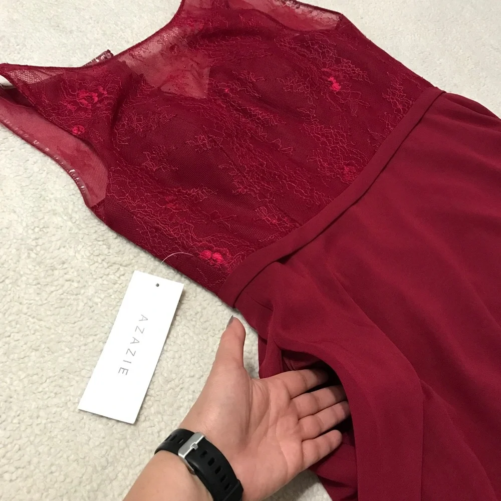 Azazie giana sleeveless